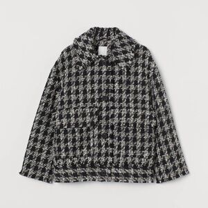 H&M Houndstooth Tweed Jacket